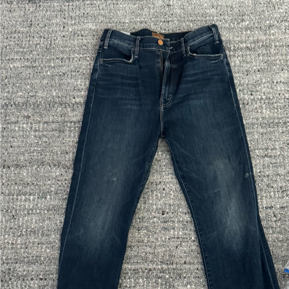 Mother Hustler Ankle Fray in Teaming Up Size 31